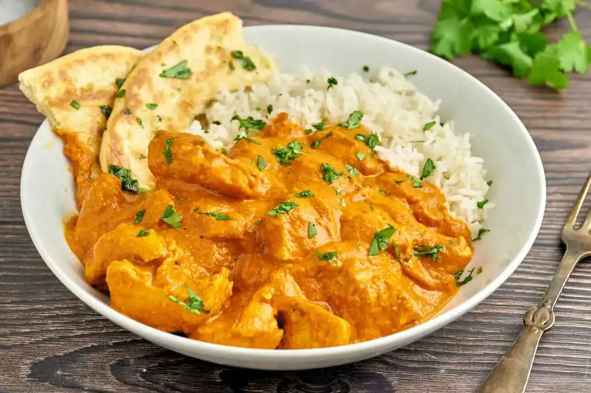 Best Indian Cuisine - A plate of aromatic and colorful Butter Chicken
