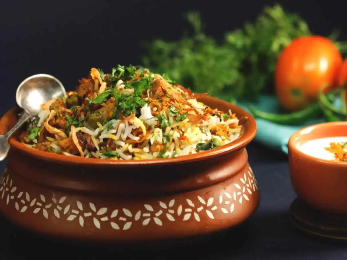 An image of traditional Indian food dishes