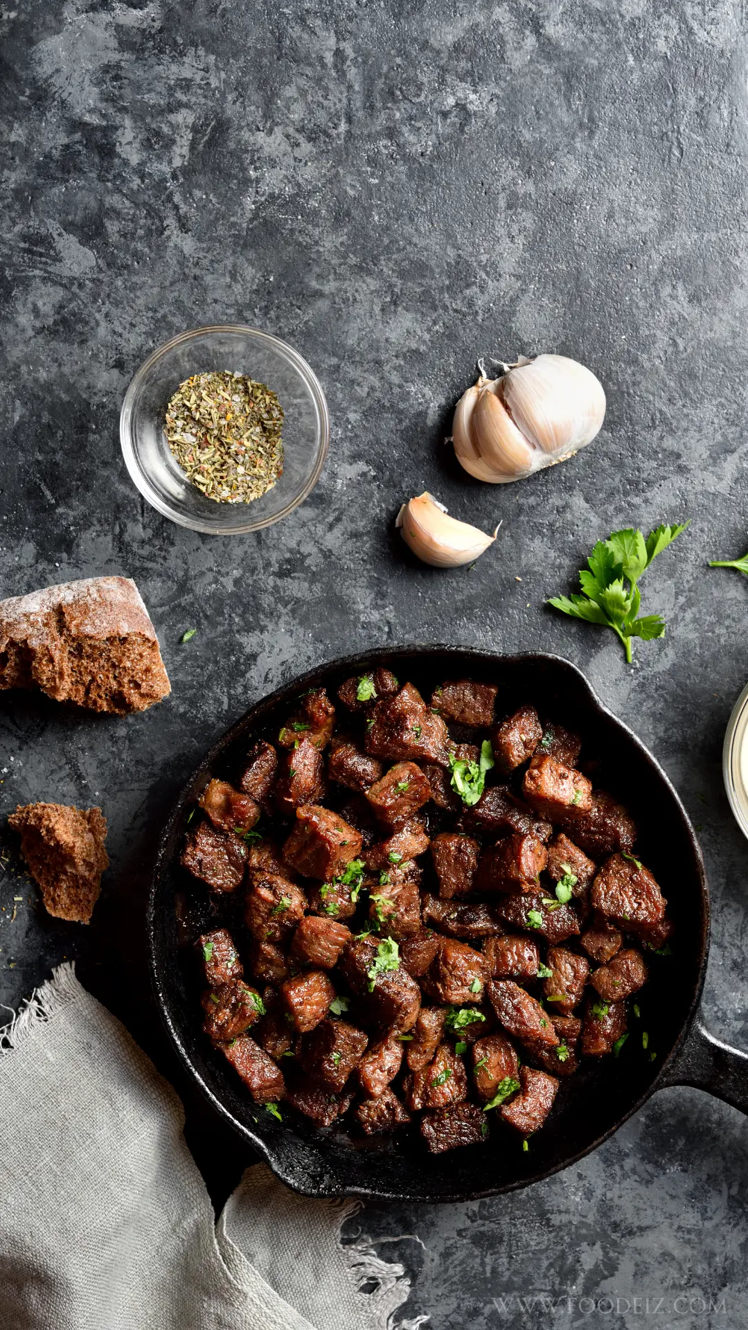 garlic butter chicken bites