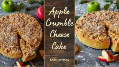 Apple Crumble Cheesecake
