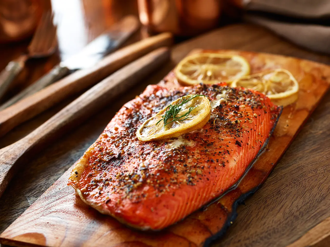 Cedar Plank Grilled Salmon