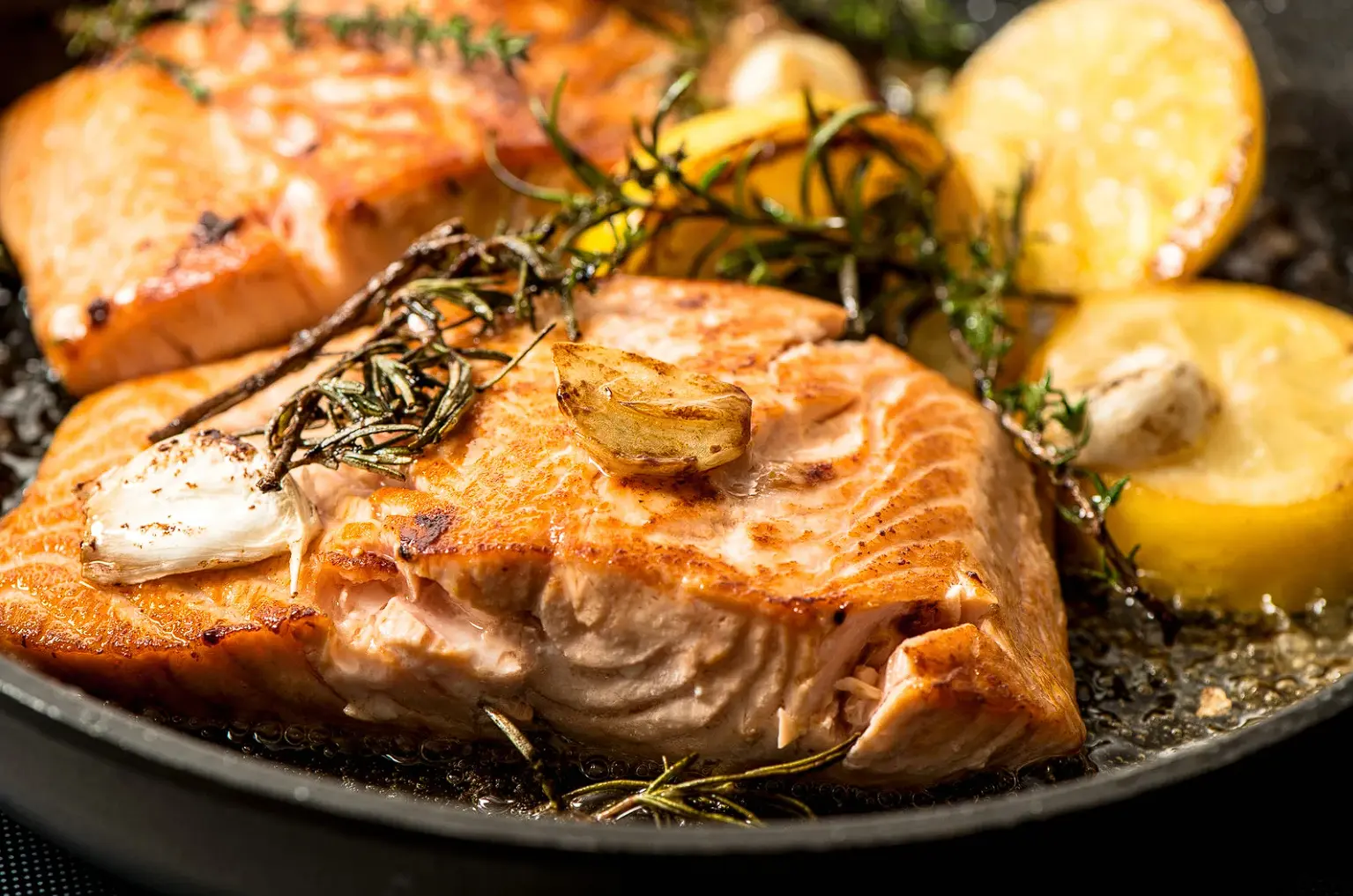 Lemon Garlic Baked Salmon